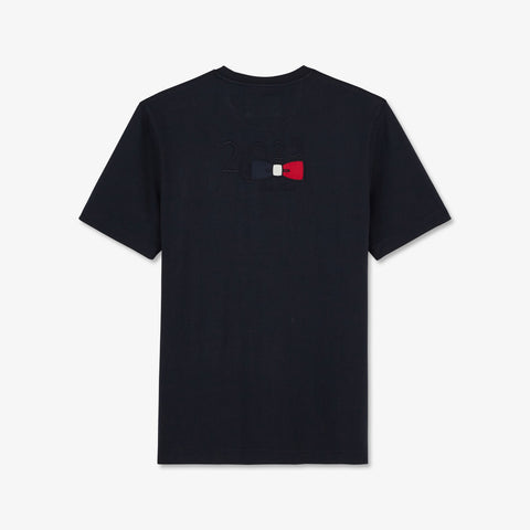 Dark blue T-shirt with 2023 embroidery - Image 2