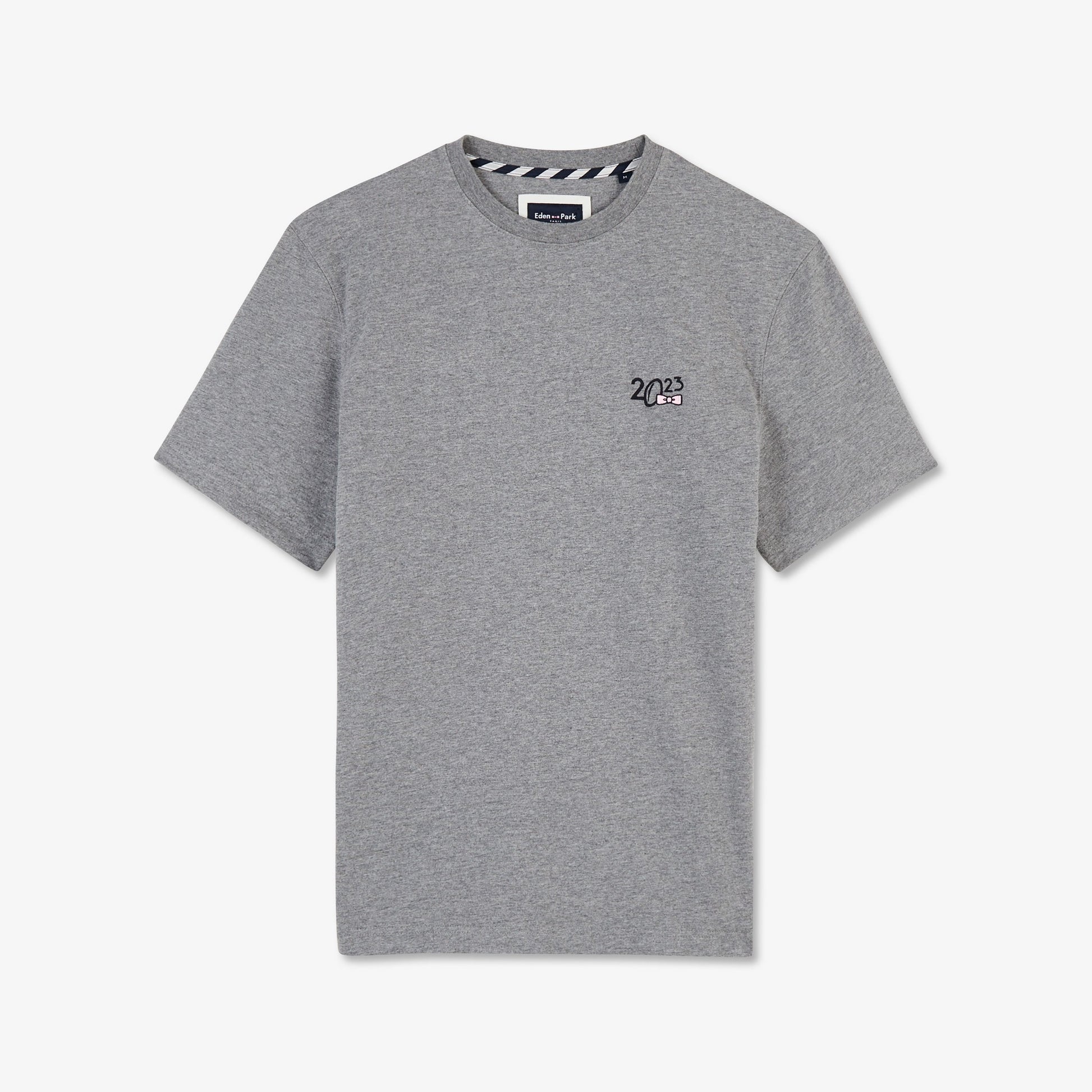T-shirt gris à broderie 2023 - Nouvelle Zélande