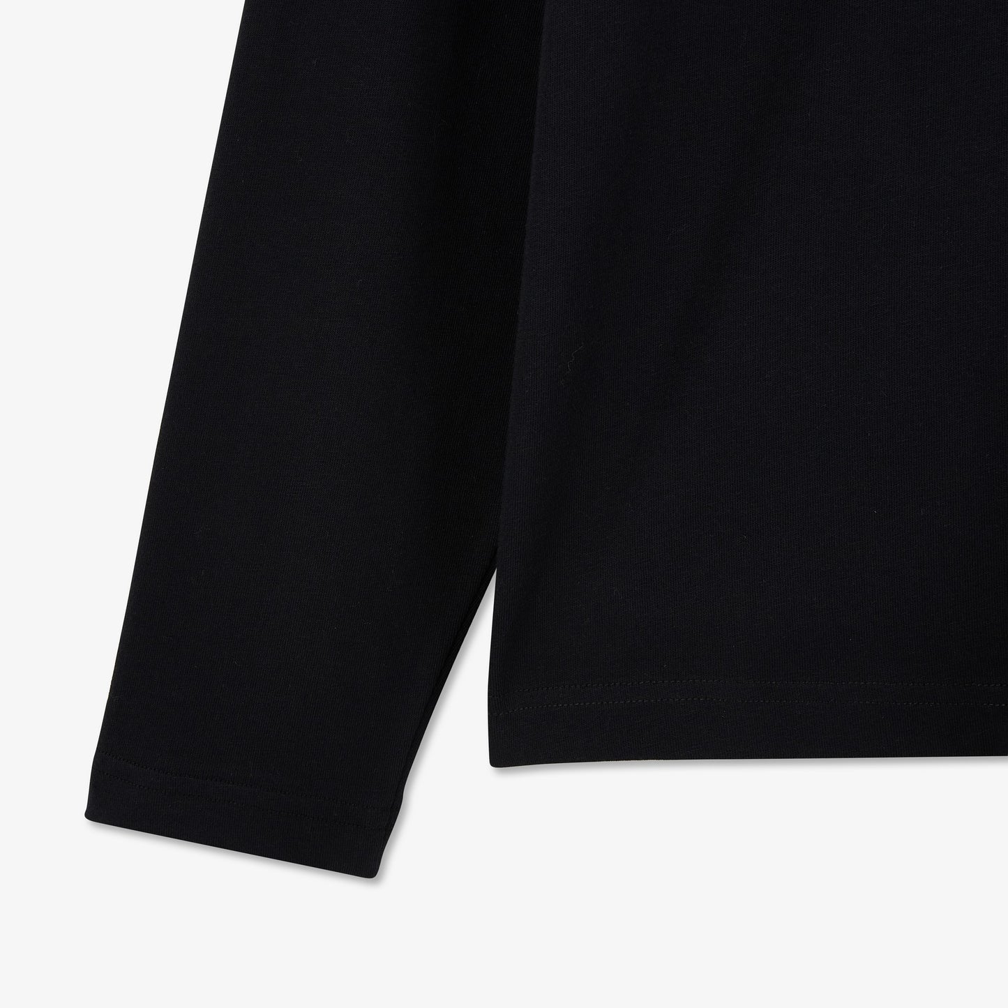 T-shirt noir manches longues broderie Eden Park French Flair