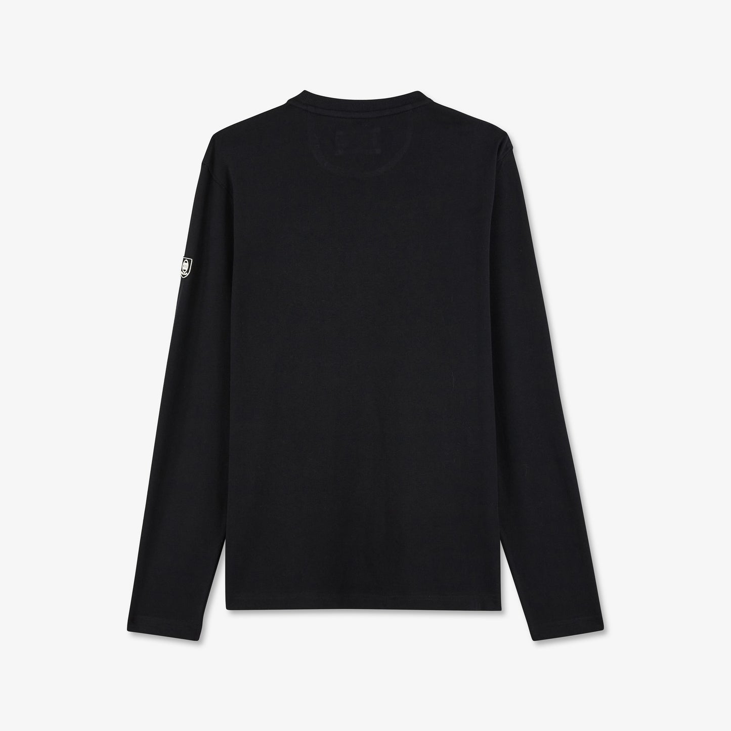 T-shirt noir manches longues broderie Eden Park French Flair