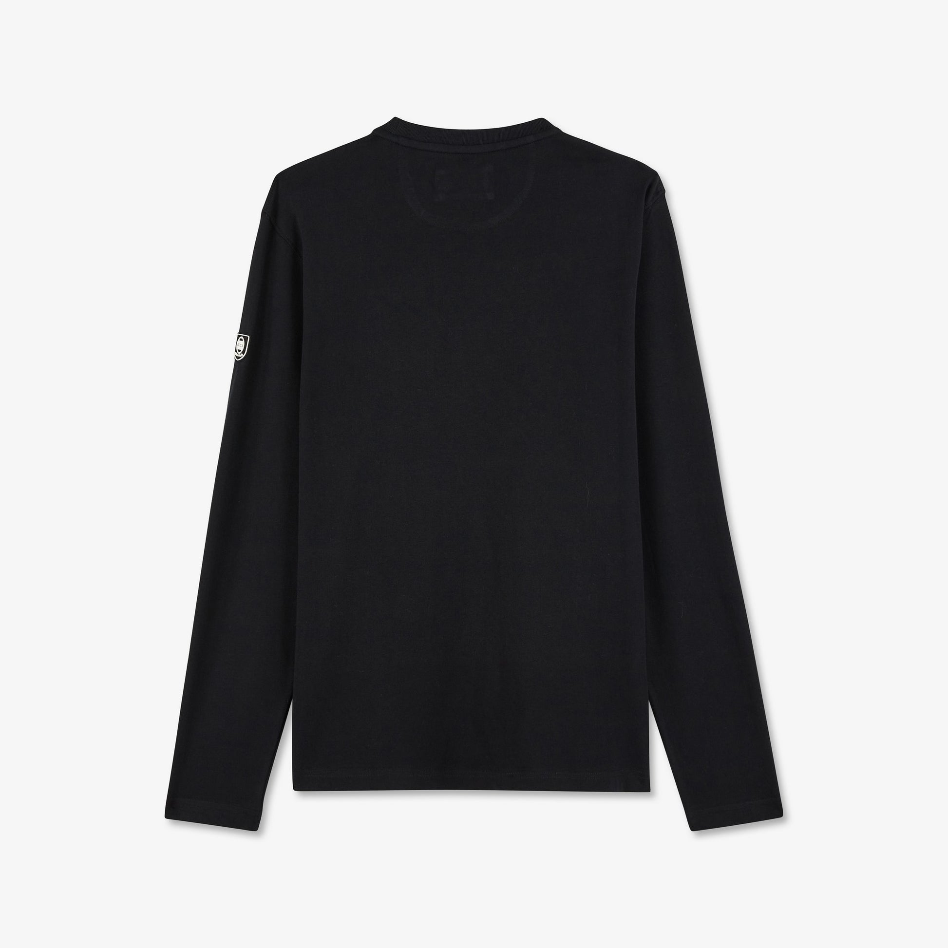 T-shirt noir manches longues broderie Eden Park French Flair