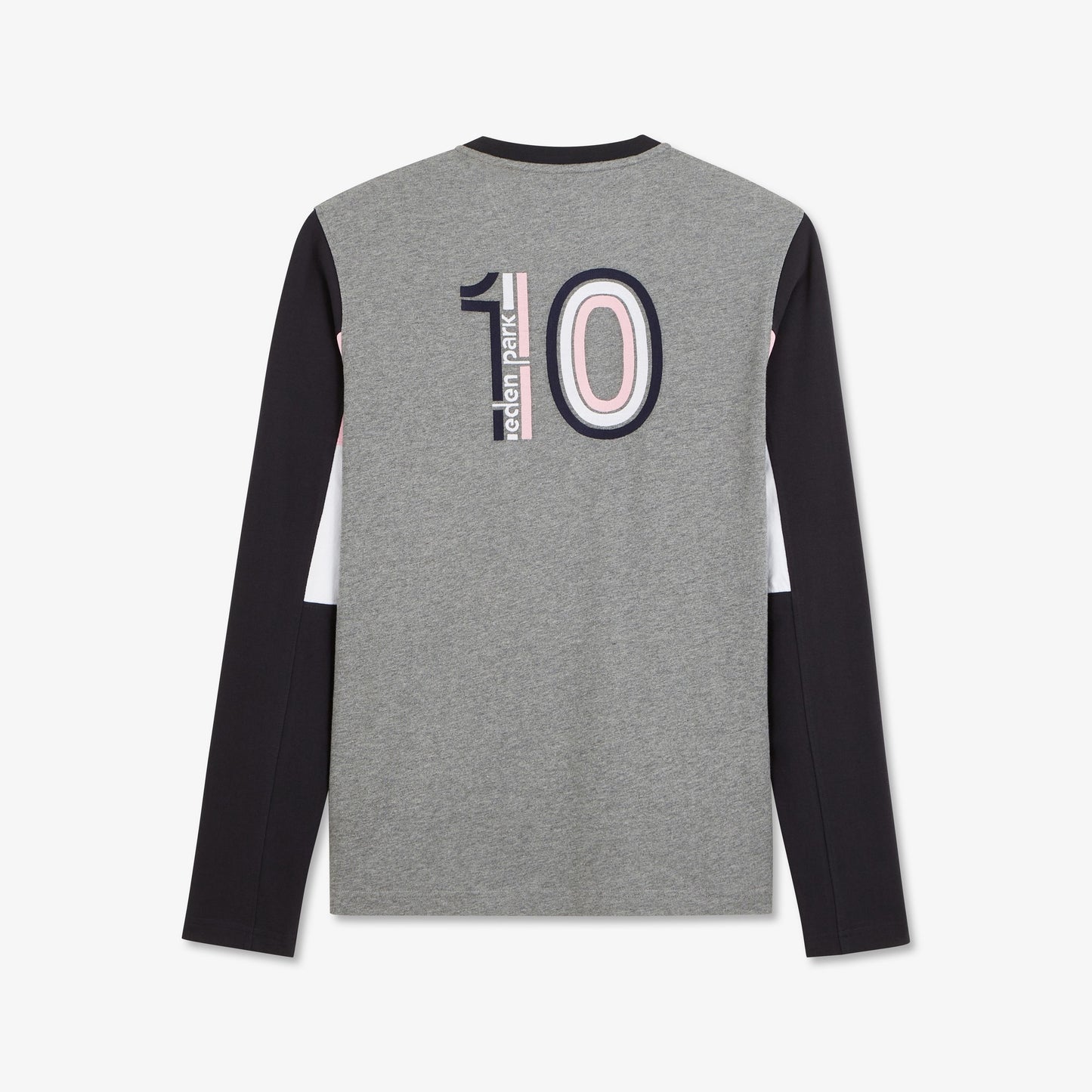 T-shirt colorblock rose manches longues à broderie 10