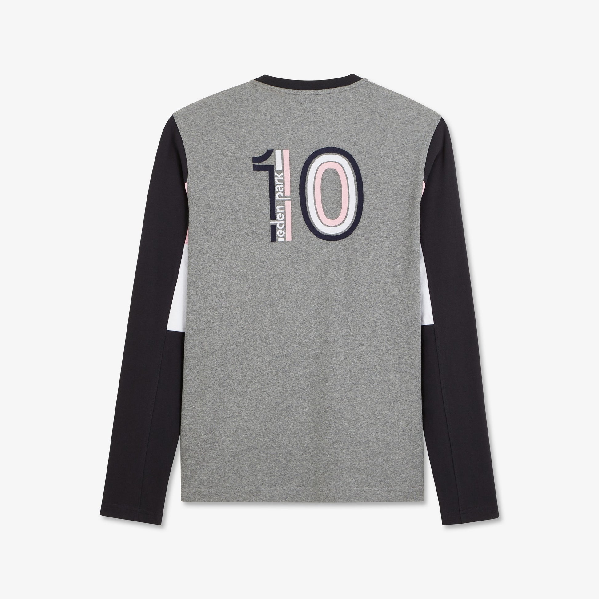 T-shirt colorblock rose manches longues à broderie 10