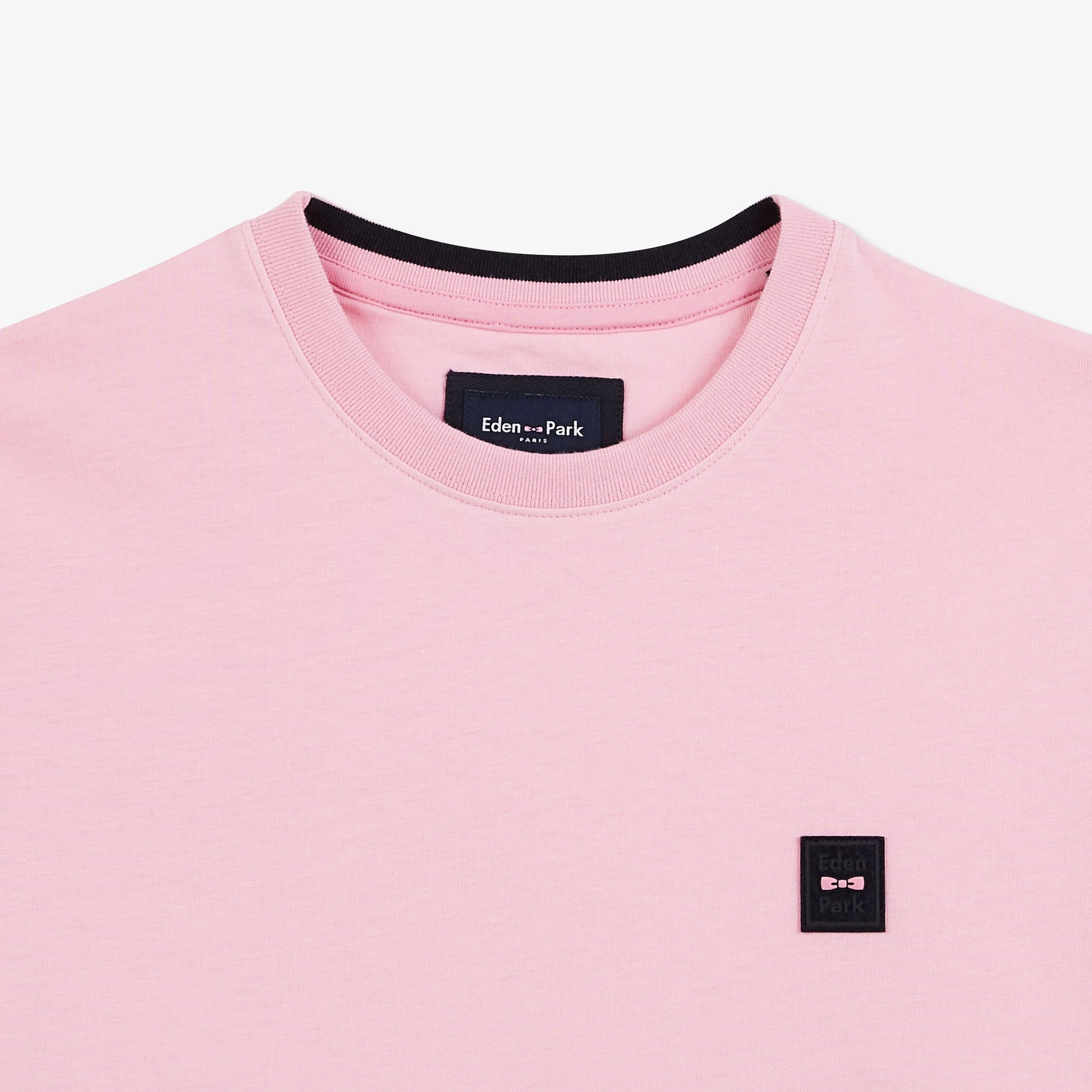 T-shirt bleu marine colorblock à manches longues