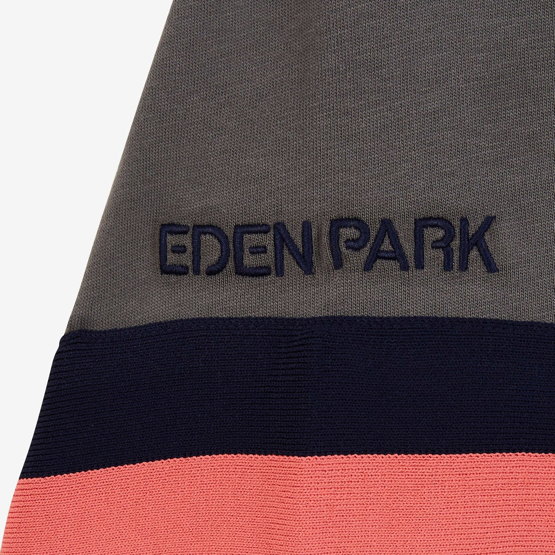 T-shirt gris colorblock à manches longues