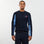T-shirt manches longues colorblock bleu foncé
