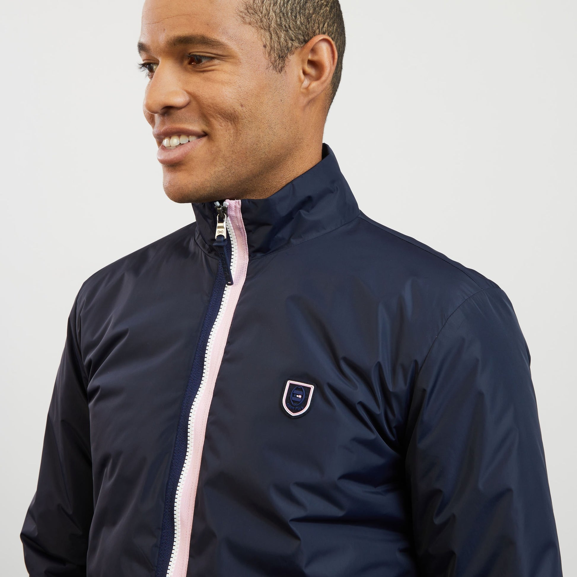 Blouson bleu foncé zippé – Eden Park