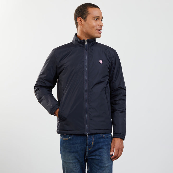 Blouson ouatiné bleu foncé