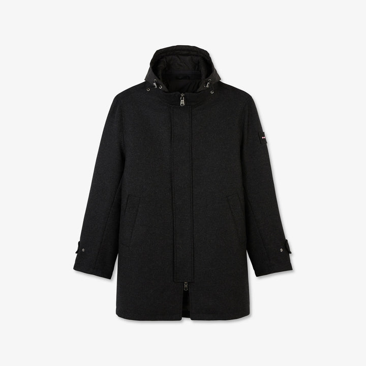 Manteau long gris foncé