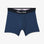 Boxer bleu imprimé exclusif fleuri