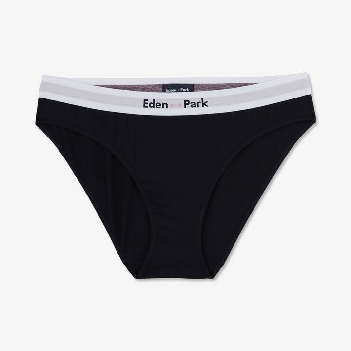 Culotte unie bleu foncé à bande élastiquée