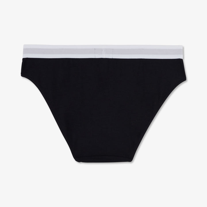 Culotte unie bleu foncé à bande élastiquée