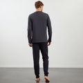 Pyjama long bleu marine
