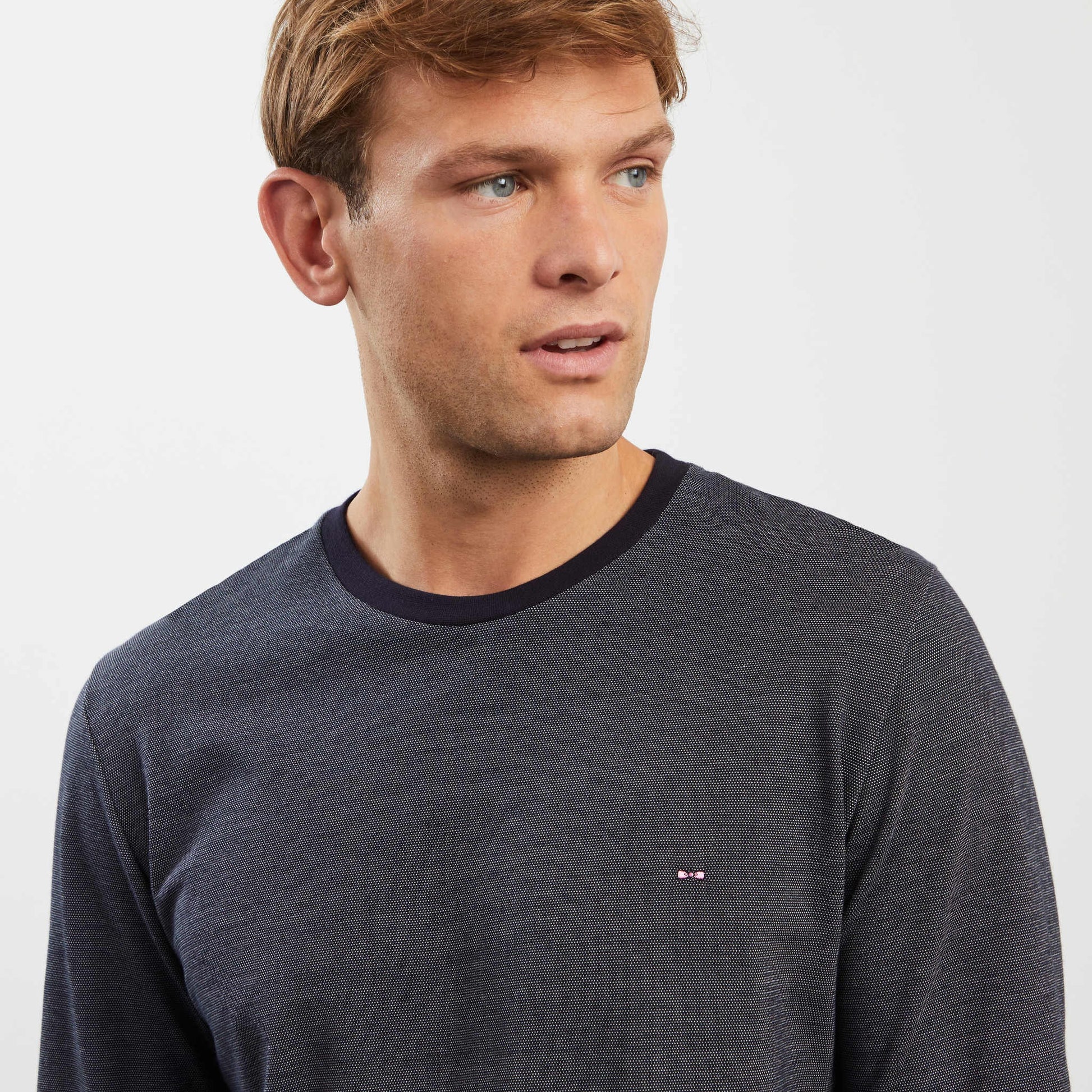 Pyjama long bleu marine