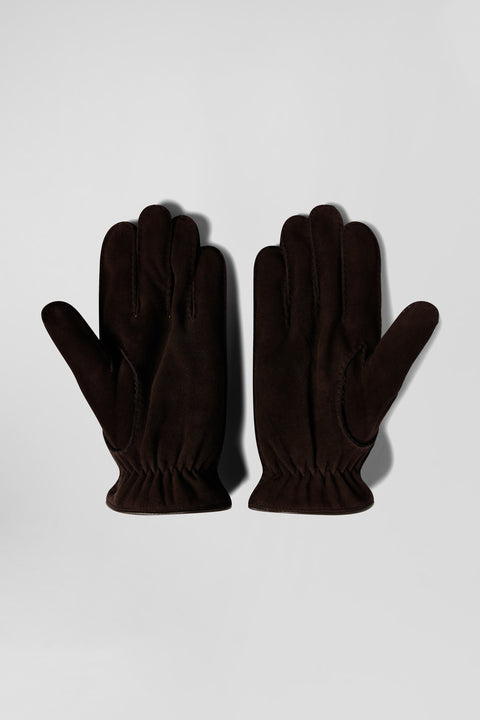 Brown leather gloves - Image 3