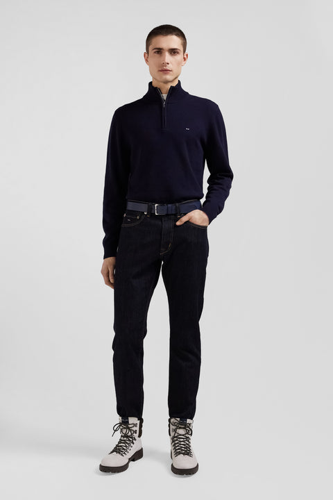 Regular raw stretch denim jeans - Image 1