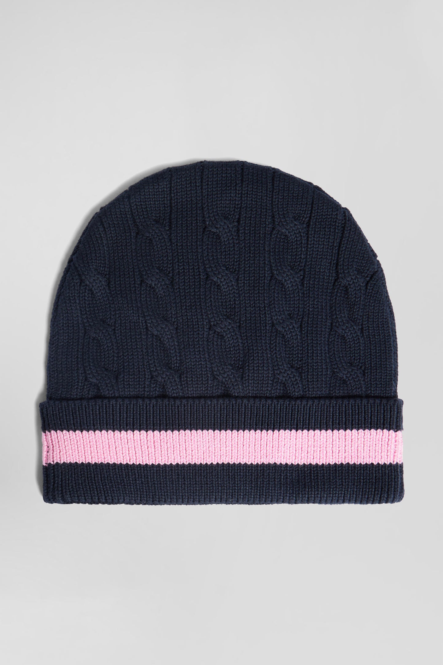 Blue Women's Elongated Flag Rib-Knit Beanie | TOMMY JEANS