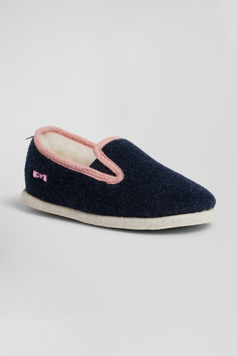 Charentaises bleu marine Chausse Mouton X Eden Park - Enfant - Image 2