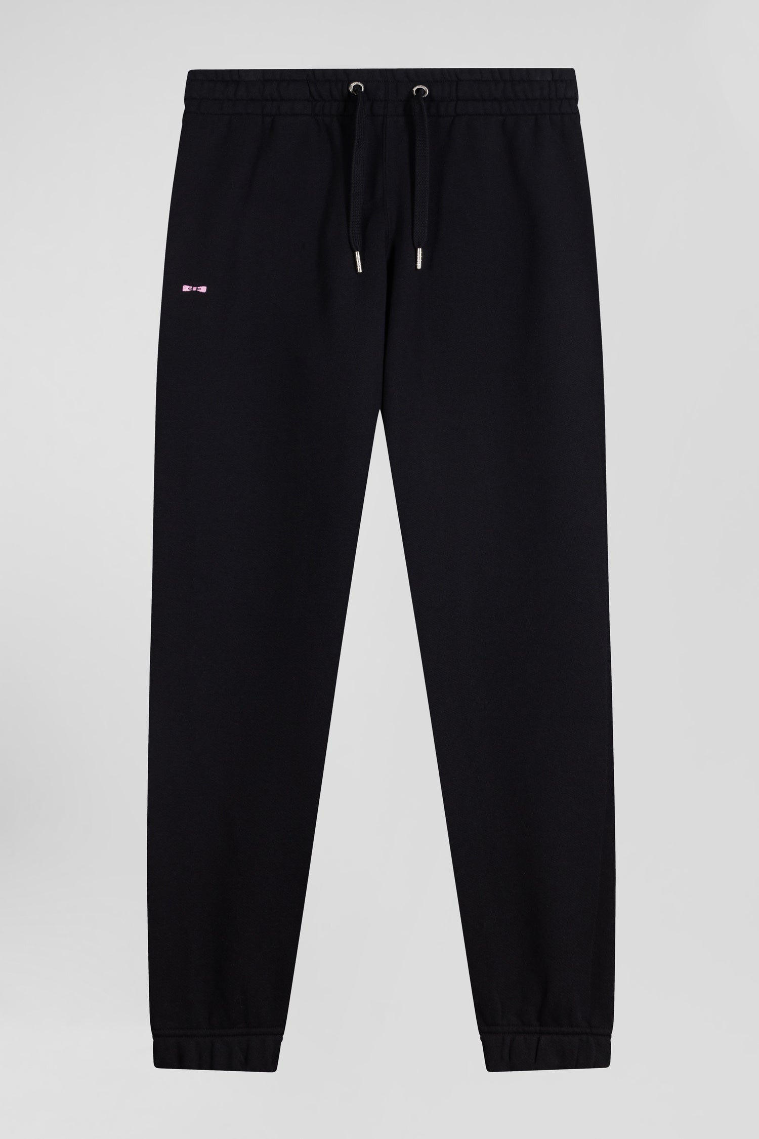 Regular black brushed fleece jogging bottoms – Eden Park