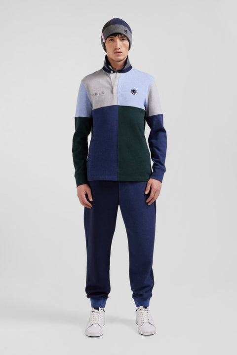 Long-sleeved cut and sewn jersey in sky cotton, regular fit - Image 1