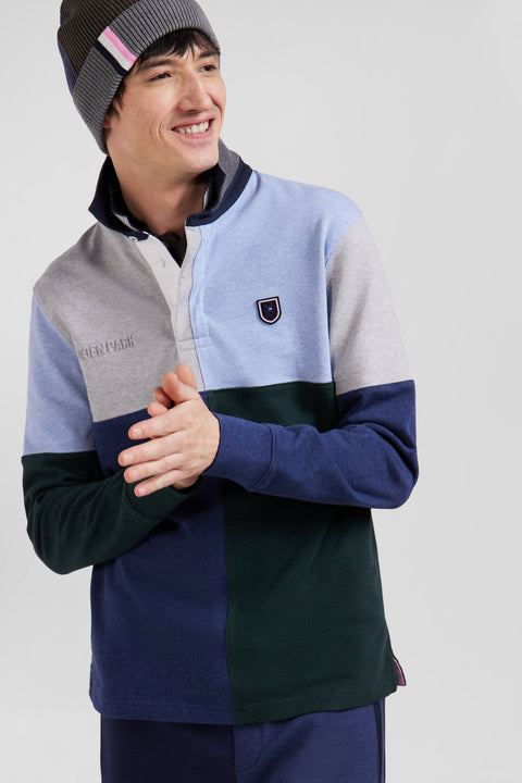 Long-sleeved cut and sewn jersey in sky cotton, regular fit - Image 3