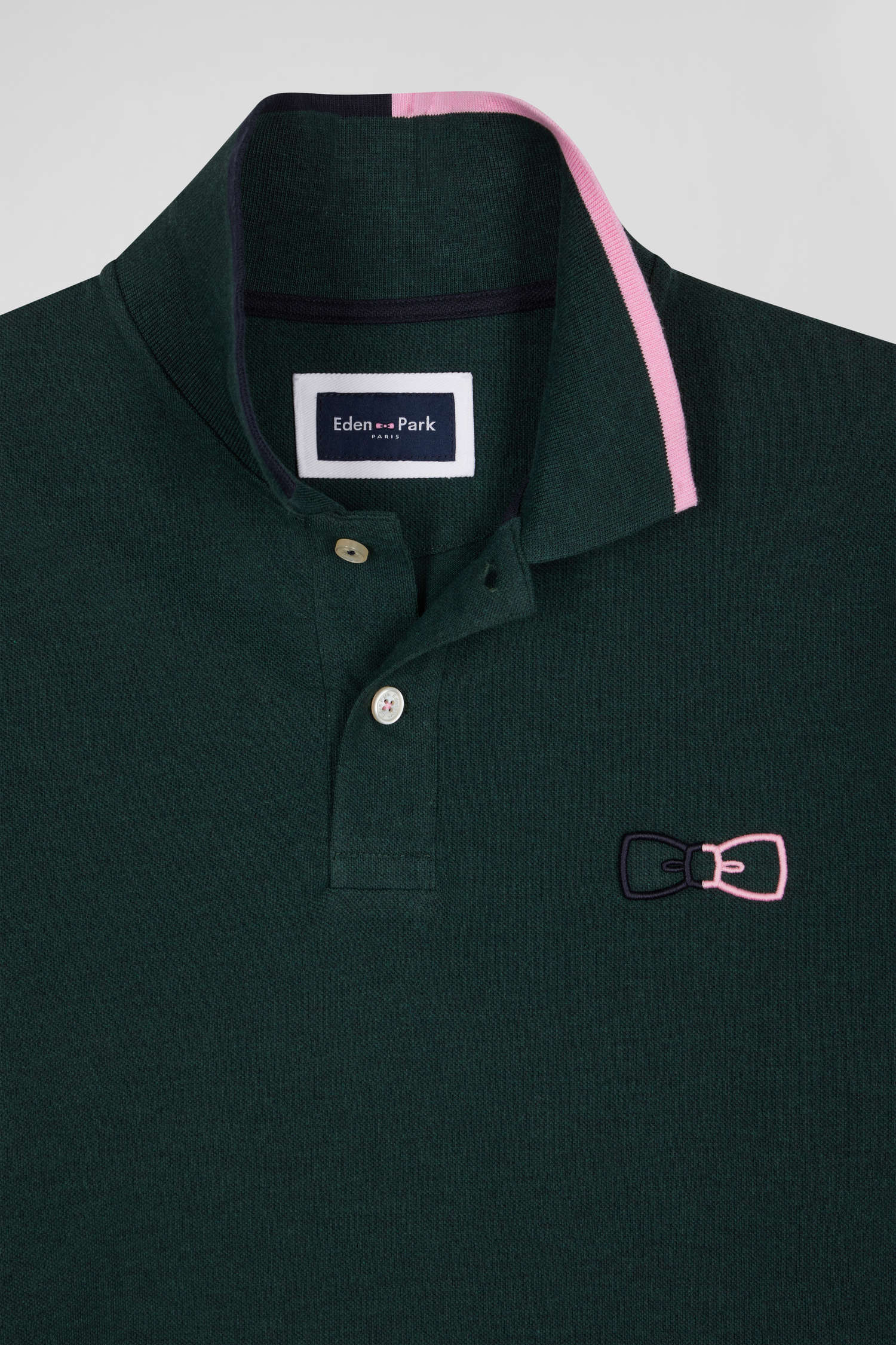 Pink and green polo shirt sale