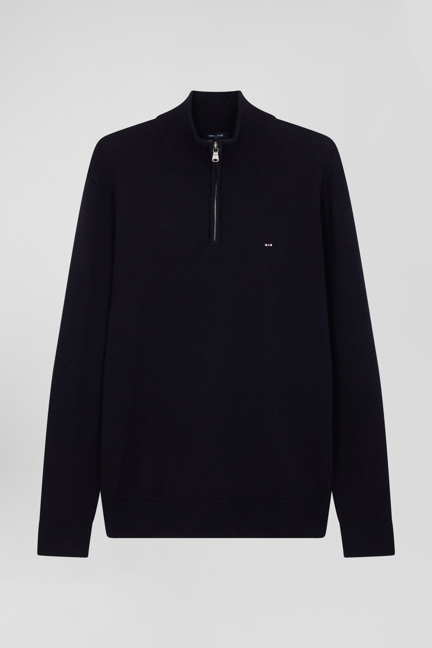 Pull Col Zippé Izod Homme - Gris Fair Isle - Taille 2XL - Coton - Très Bon état