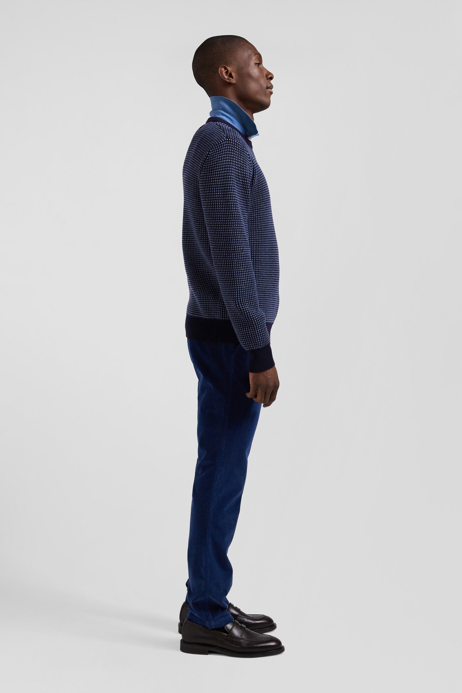Pull en laine bleu marine hotsell