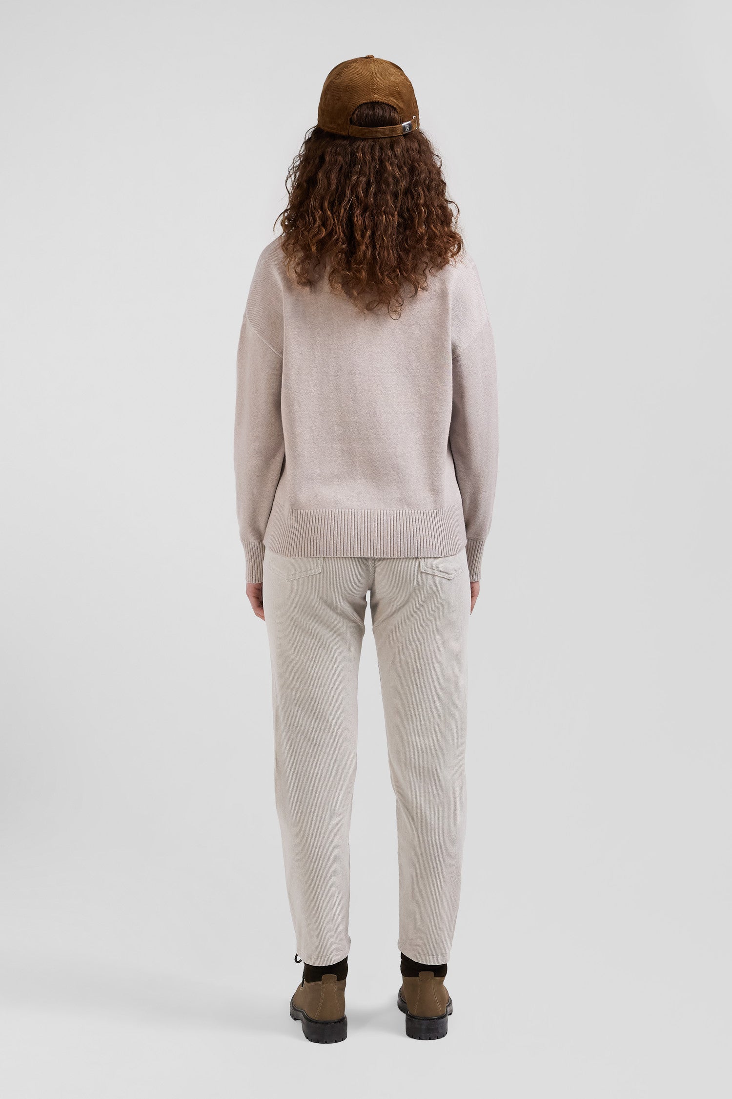 Pull laine beige best sale