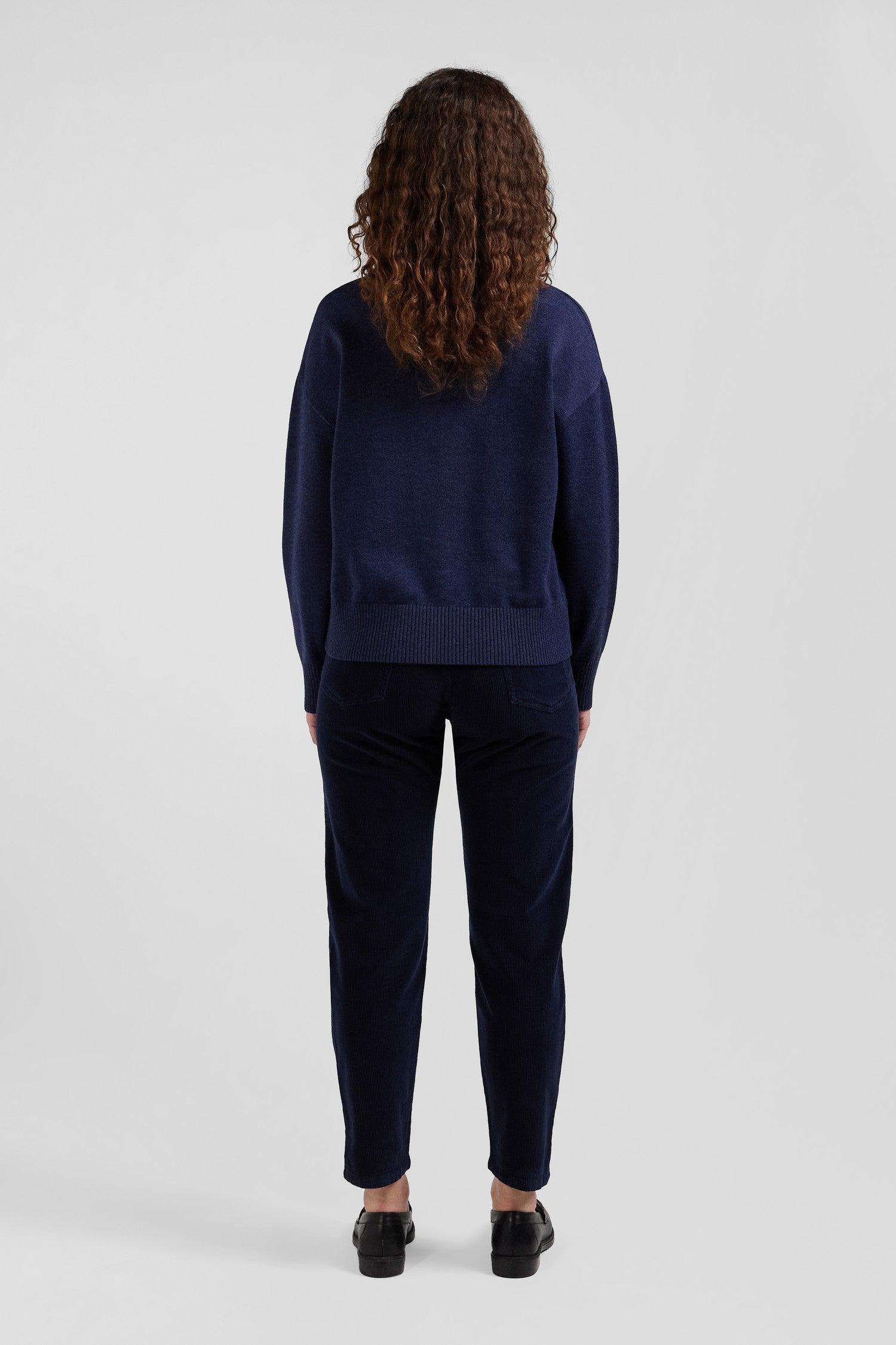 Pull en laine bleu marine online