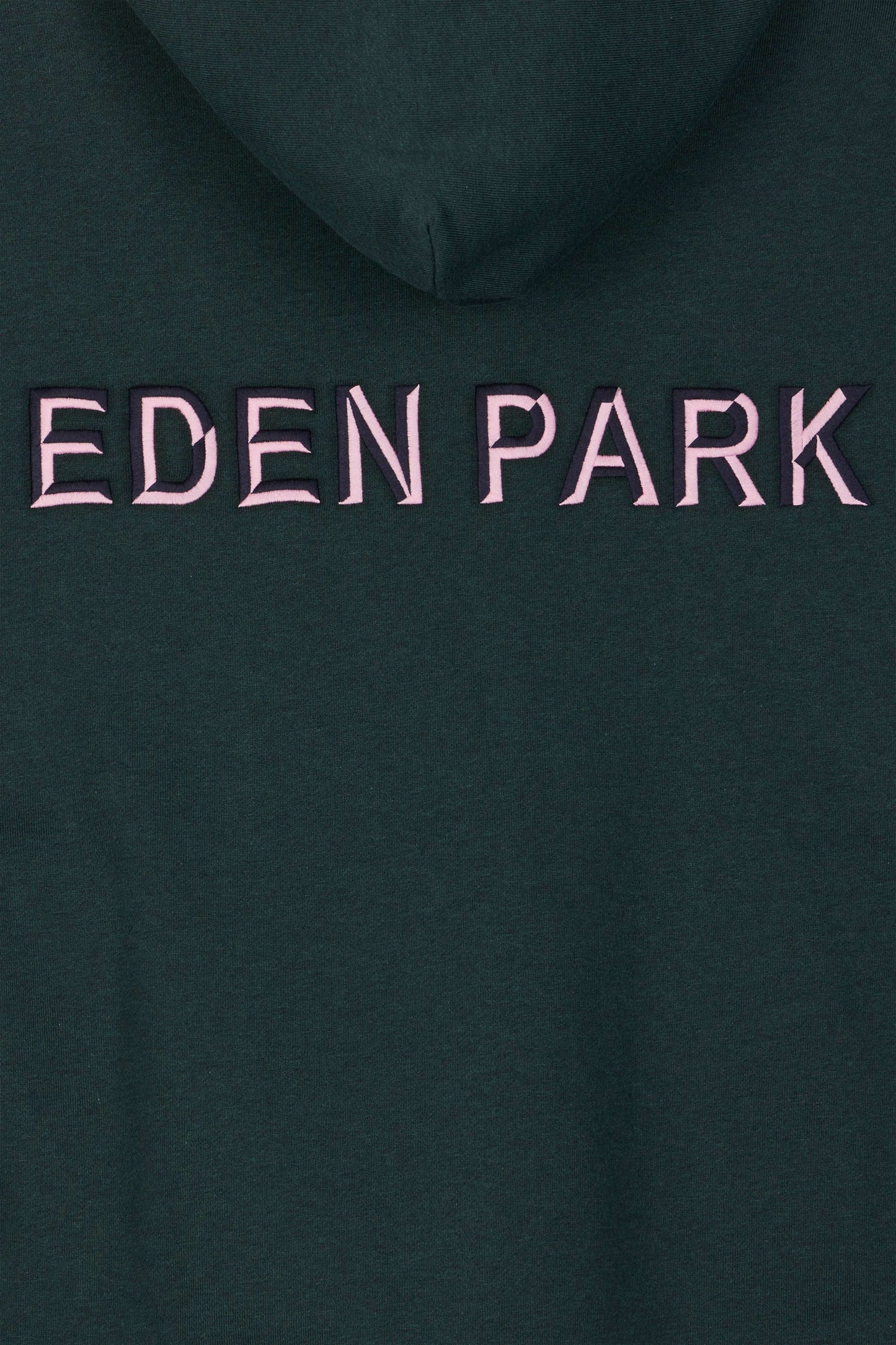 Sweatshirt a capuche en coton vert coupe Relaxed Eden Park