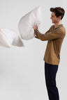 Pyjama long en coton noisette