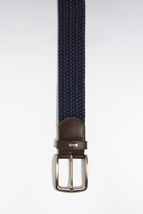 Ceinture textile élastiquée marine - Image 2