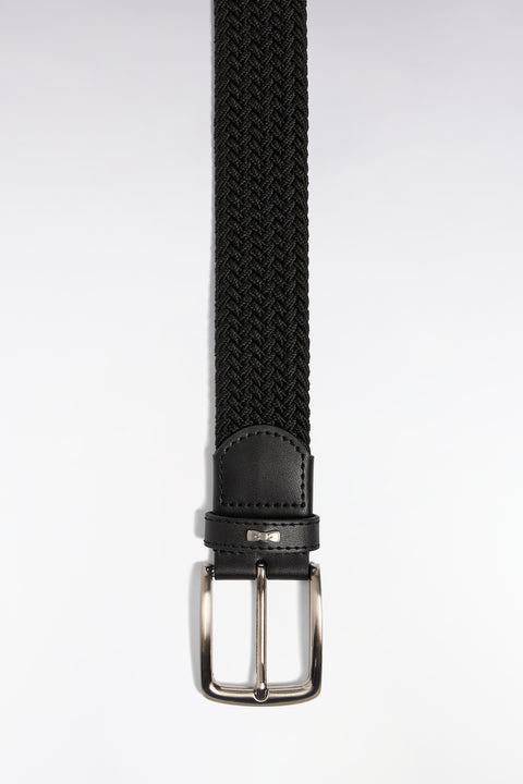 Ceinture textile élastiquée noir - Image 2