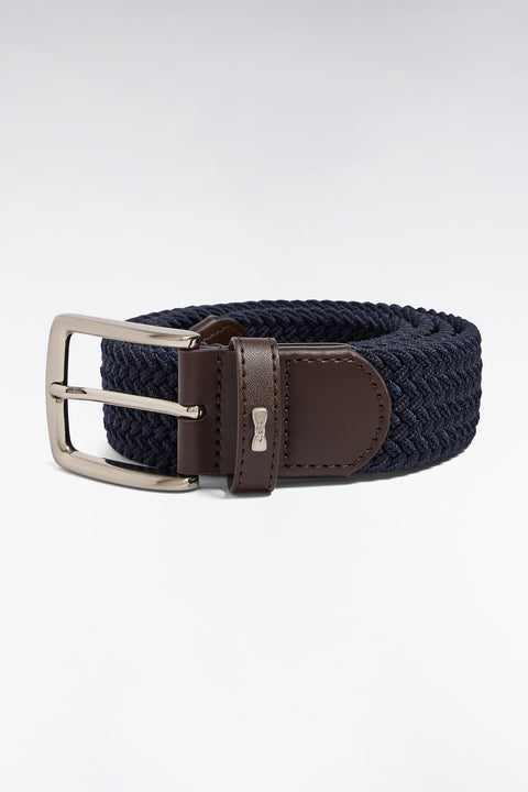 Ceinture textile élastiquée marine - Image 1