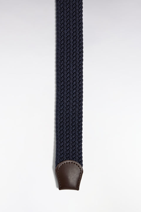 Ceinture textile élastiquée marine - Image 3