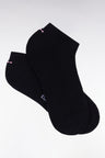 Chaussettes basses en coton stretch mélangé noires