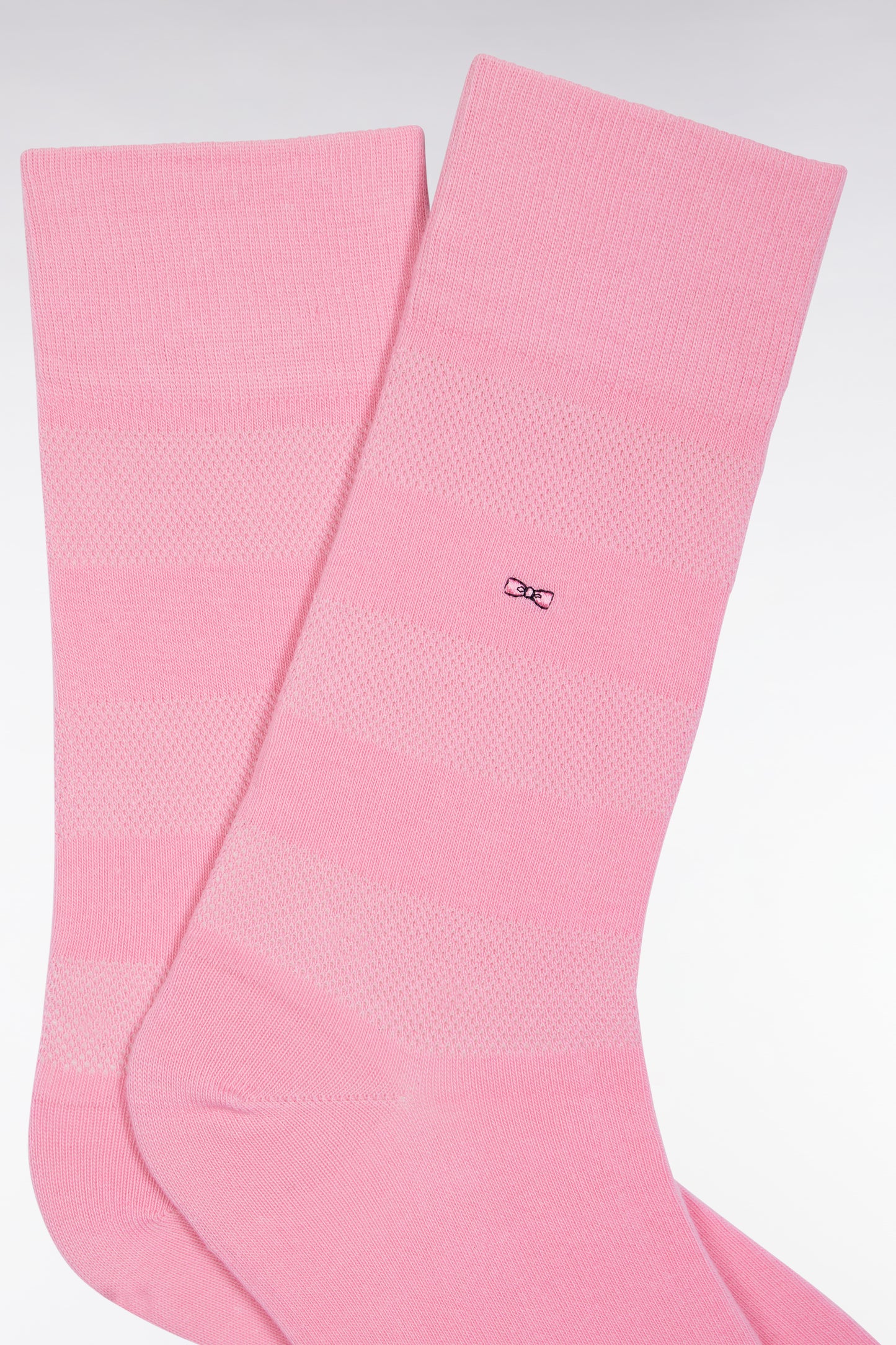 Chaussettes en coton stretch mélangé roses