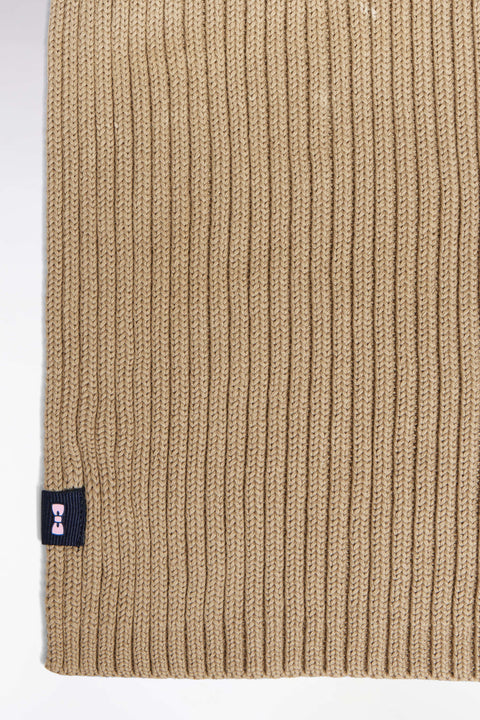 Écharpe en coton beige - Image 1