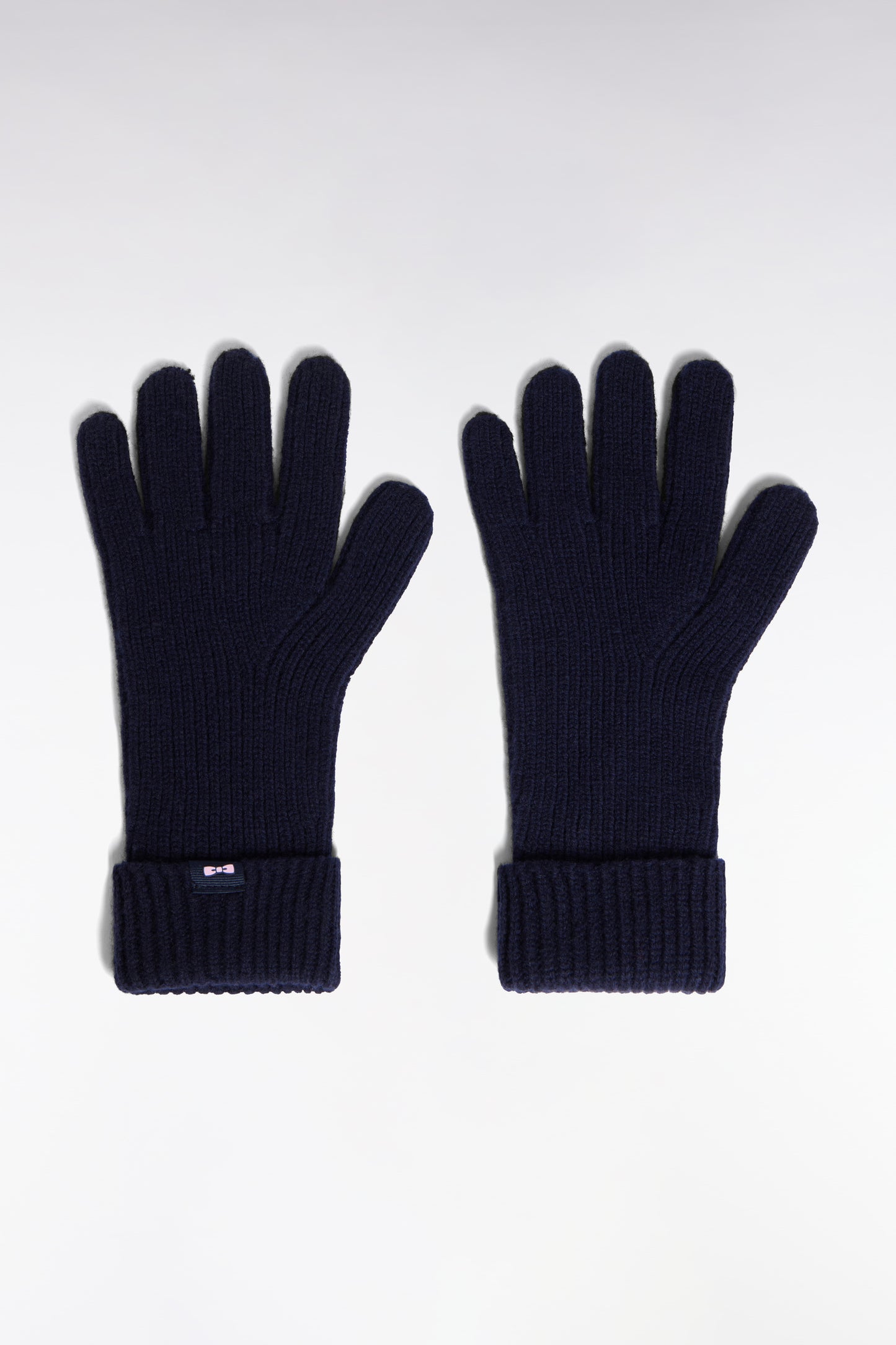 Gants en laine marine