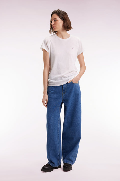Jean en denim brut coupe Relaxed à jambes larges - Image 3