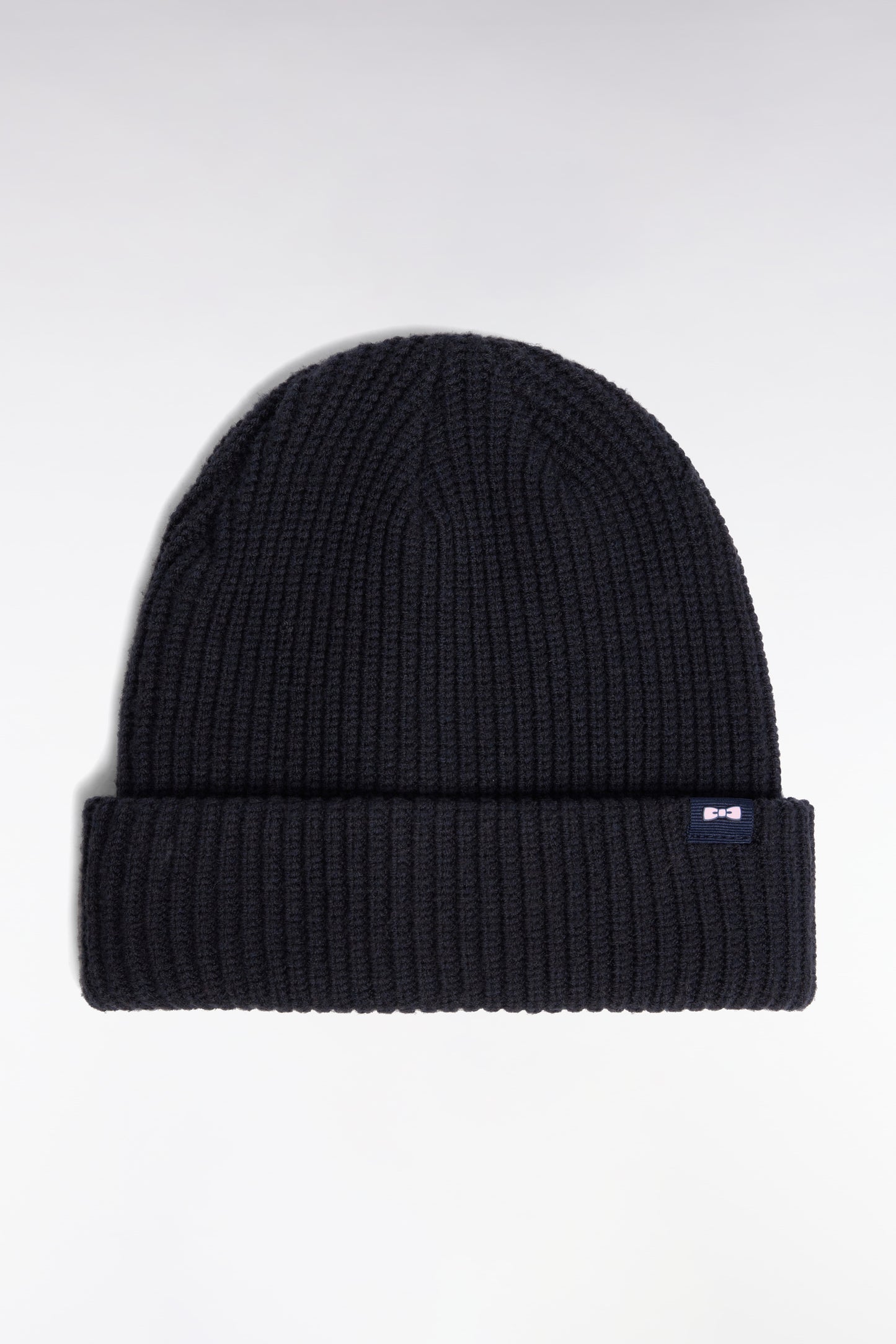Bonnet en coton mélangé marine