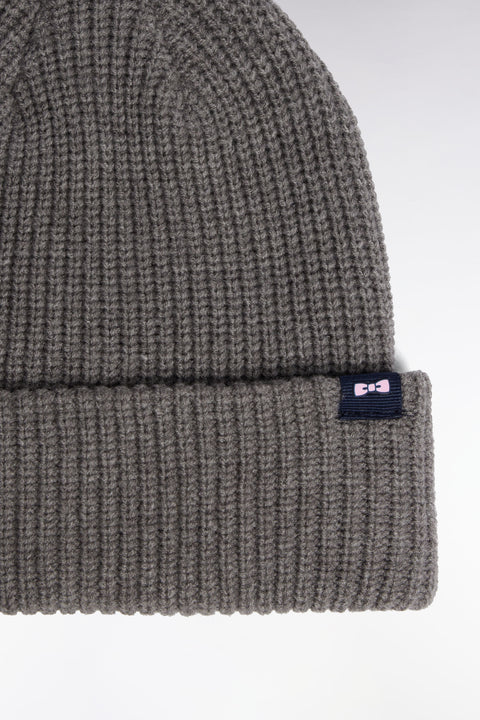 Bonnet en coton mélangé gris - Image 2