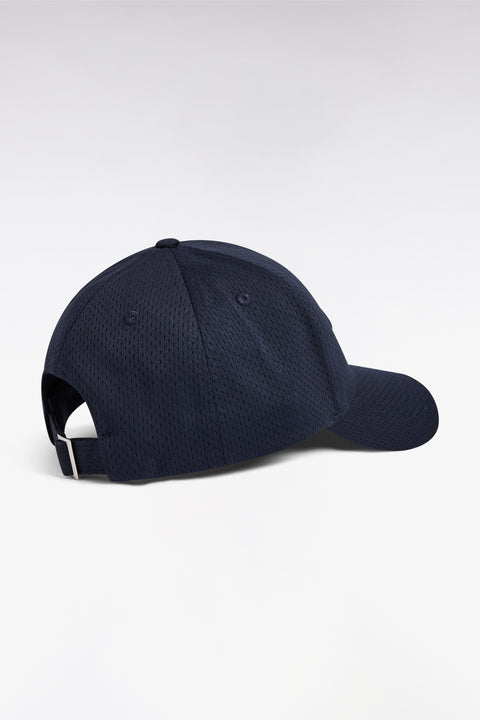 Casquette en mesh marine à motif reliefé - Image 2