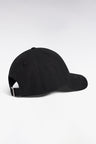 Casquette en piqué coton noire
