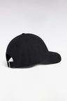 Casquette en piqué coton noire