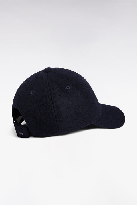 Casquette en laine mélangée marine EP - Image 2