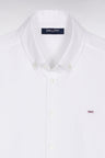 Chemise en piqué coton blanche