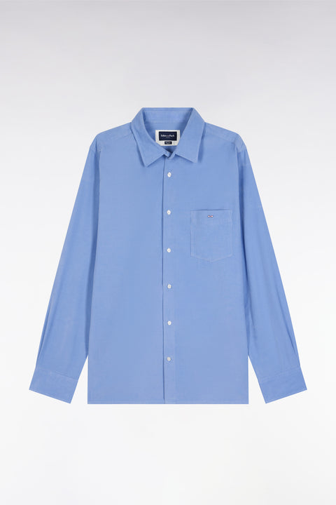 Chemise en velours ciel coupe droite - Image 2