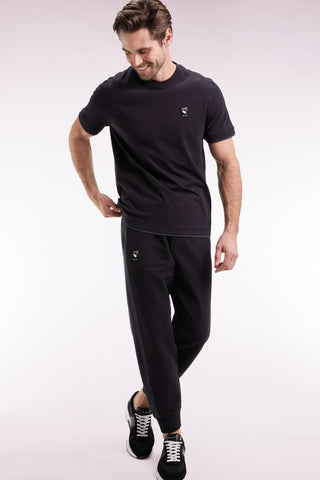 Jogging en molleton noir New Zealand coupe Relaxed